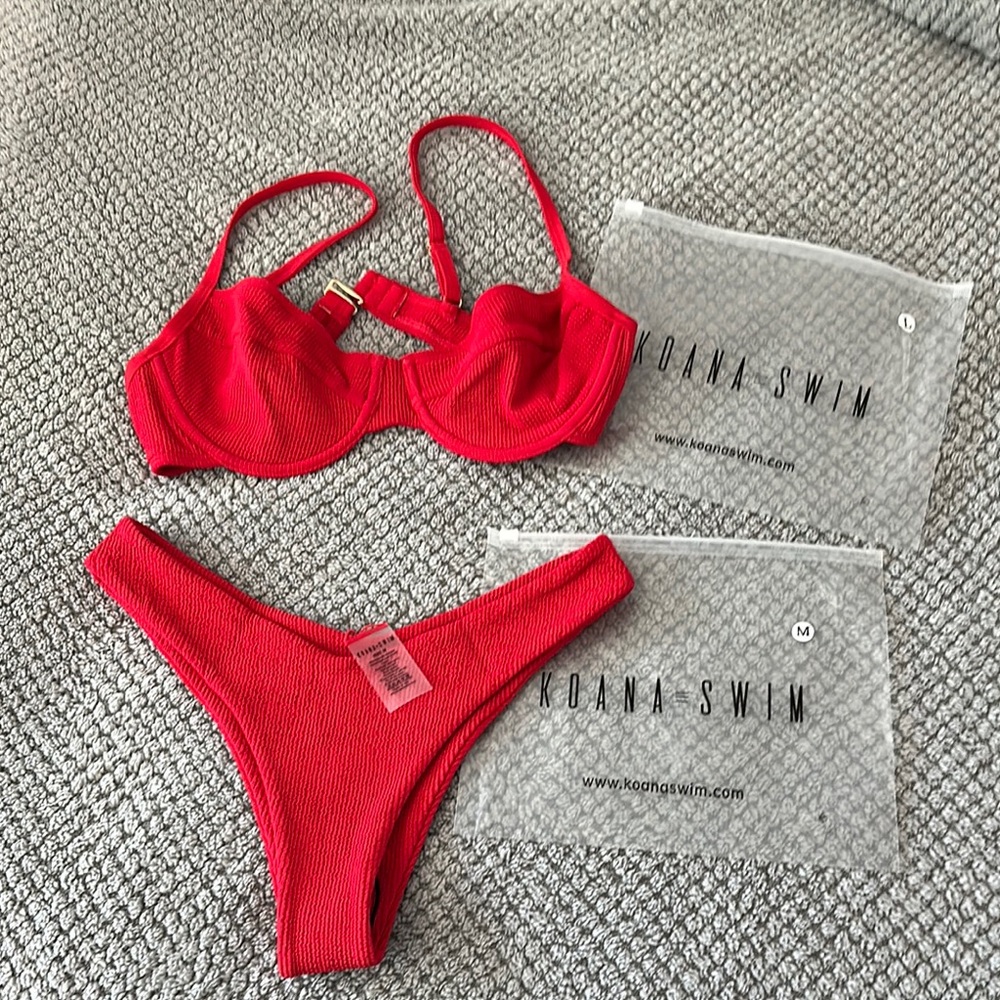 Koana Swim Red Bikini Set